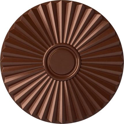 19 3/4"OD x 1 3/8"P Shakuras Ceiling Medallion (For Canopies up to 5"), Hand-Painted Copper Penny