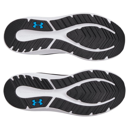 Under Armour Men's Charged Pursuit 4 Sneaker, (003) Black/Electric Blue/White, 13 UK