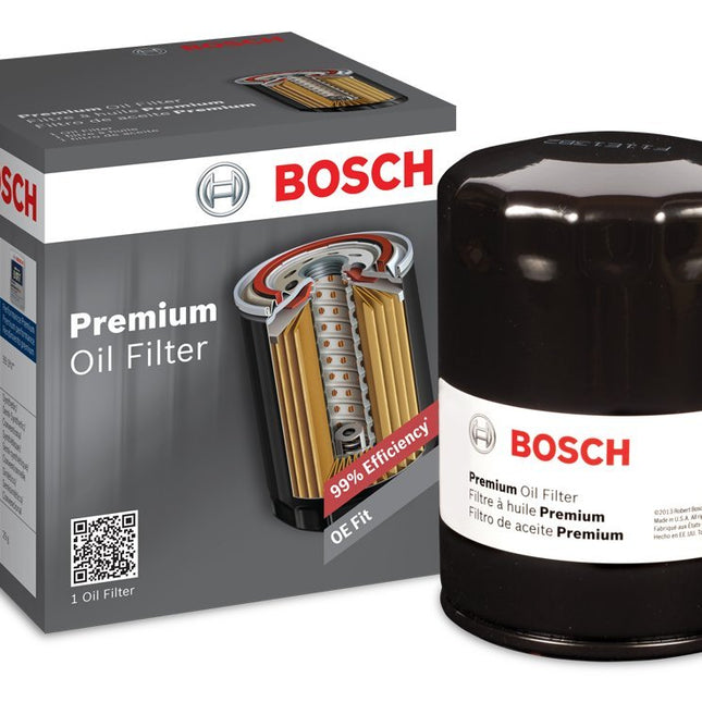 BOSCH 3300 Premium Oil Filter With FILTECH Filtration Technology - Compatible With Select Chevrolet, Ford, Honda, Infiniti, Kia, Mazda, Mercury, MG, Nissan + More