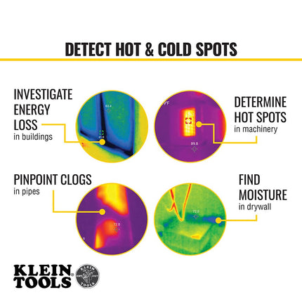 Klein Tools TI220 Thermal Imager for Android Devices, Thermal Imaging Camera, 10,800 Pixels, Three Color Palettes, High/Low Temperatures