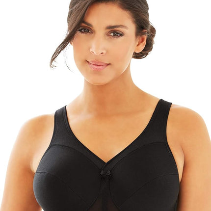 Glamorise MagicLift Active Support Wirefree Bra 1005 (Women's & Women's Plus) Black