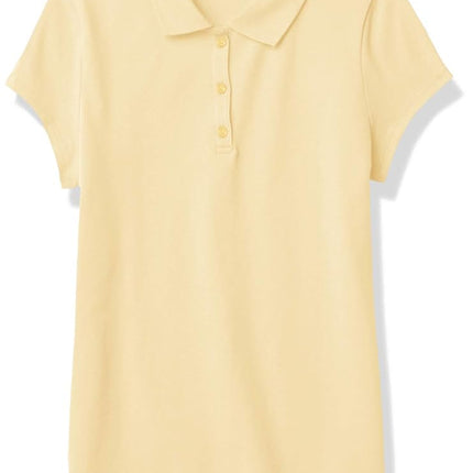 The Children's Place Polo Piqué Uniforme para Niñas, Sol Pálido, Mediano