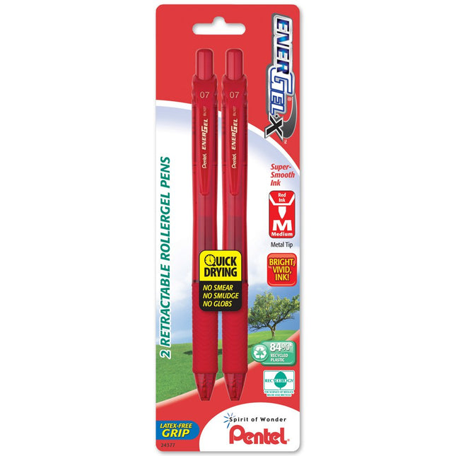 Pentel EnerGel-X Retractable Liquid Gel Pen 0.7mm,