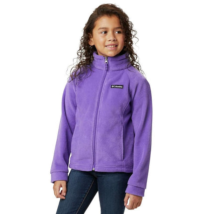 Columbia Girl's Benton Springs Fleece Jacket, Grap