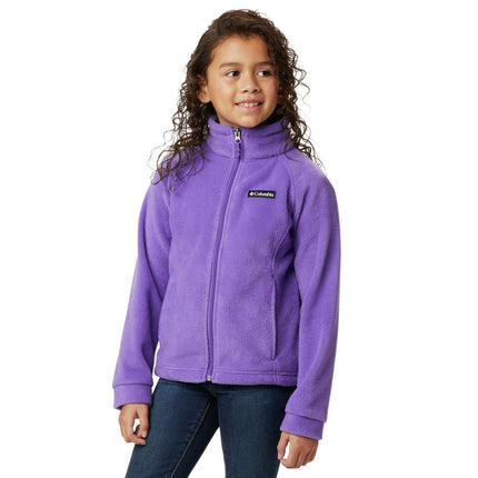 Columbia Girl's Benton Springs Fleece Jacket, Grap