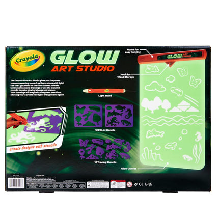 Crayola Glow Art Studio, Glow in the Dark Toys, Kids Gifts for Girls and Boys, Ages 6+