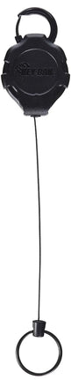 Key-BAK Ratch-It Retractable Ratcheting Tether with 36" Retractable Cord, 15 oz. Retraction, Carabiner Attachment