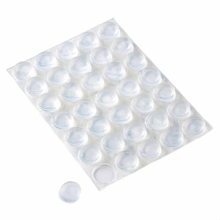 Amazon Basics 300 Piece Clear Self-Adhesive Rubber Bumpers Pads, 17.5 x 11.4 x 1.52 cm