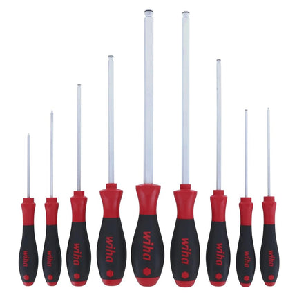 Wiha 36790 9-Piece Metric MagicRing Ball End Hex Driver