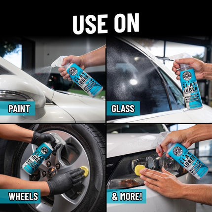 Chemical Guys Complete Clay Kit – Paint Restoration Set with 3 Clay Bars, Clay Luber & Microfibre Towel for Smooth, Clean & Glossy Paintwork