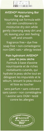 Aveeno Moisturizing Face Cleansing Bar Soap - Fragrance Free - 3.5 oz