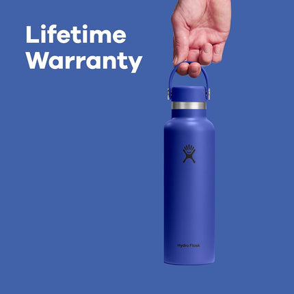 Hydro Flask Water Bottle - Insulated Stainless Steel - Non Spill, Leakproof in 21 Oz Cloud Pink