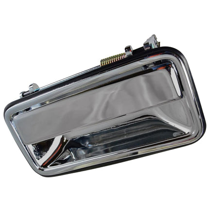 TRQ Outside Exterior Door Handle Rear Chrome Driver LH Compatible with Chevy Pickup Truck