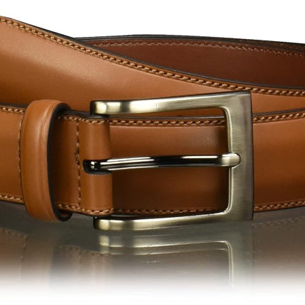 Perry Ellis Men's Leather Belt (Sizes 30-54 Inches