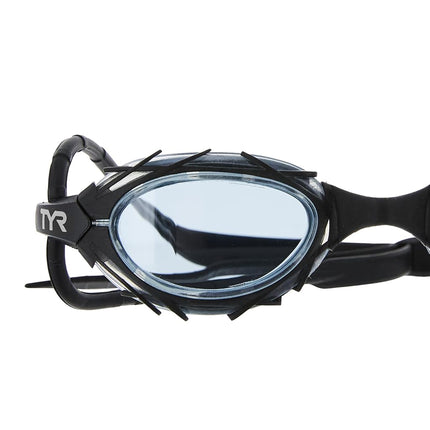 TYR Unisex Adult Nest Pro Performance Goggles - Smoke/Black/Black, Medium