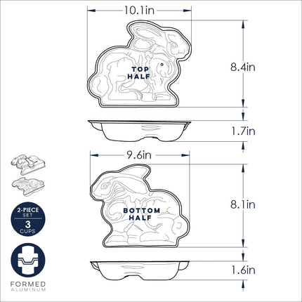 Nordic Ware Easter Bunny 3-D Cake Mold