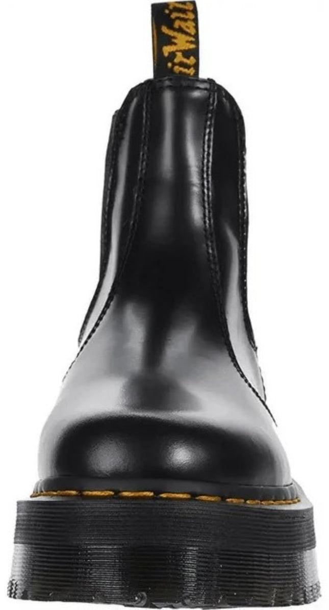 Dr. Martens mens Chelsea BootsVegan 2976, Black, 14 Women/13 Men