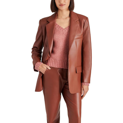 Steve Madden Apparel Women's Imaan Jacket, Cognac, XS