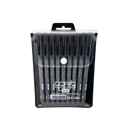 Copic Markers 9-Piece Multiliner Inking Pen Set B-