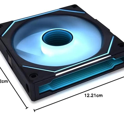 Lian Li UNI FAN SL-INF ARGB 120mm Black Fan - Infinity Mirror ARGB Cooling with Fluid Dynamic Bearings