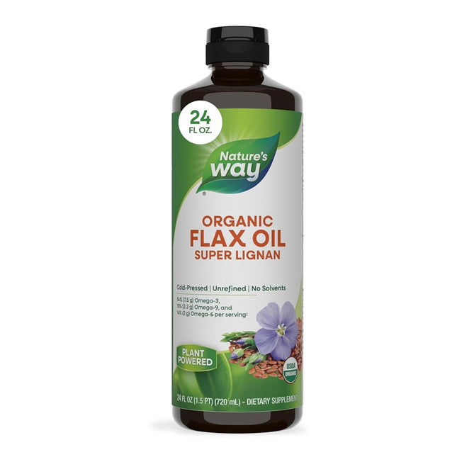 Nature's Way Flax Oil Super Lignan, 24 Ounce