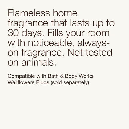 Bath & Body Works Home MAHOGANY TEAKWOOD Wallflowers 2-Pack Refills (2 Fragrance Bulbs at .8 fl oz / 24 ml)