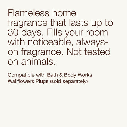 Bath & Body Works Home MAHOGANY TEAKWOOD Wallflowers Paquete de 2 repuestos (2 focos de fragancia de 0.8 fl oz / 24 ml)