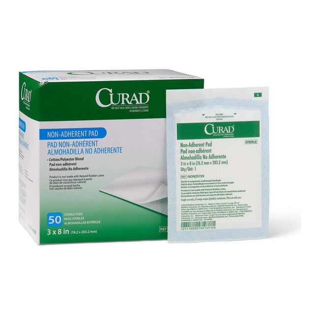 Medline CURAD Sterile Non-Adherent Pad - 50 EA