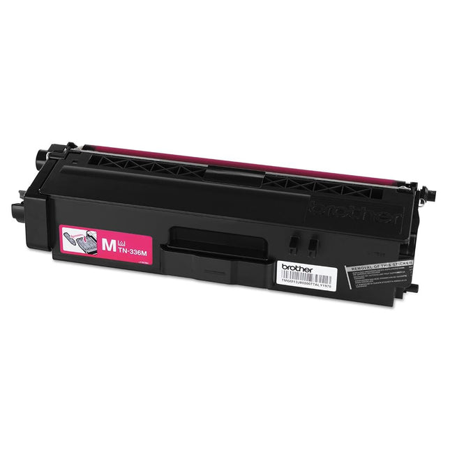 Brother TN-336M laser toner & cartridge - laser toner & cartridges (Magenta, Laser, Brother, HL-L8250CDN, HL-L8350CDW, HL-L8350CDWT, MFC-L8600CDW, MFC-L8850CDW, ISO/IEC 19798, Black)