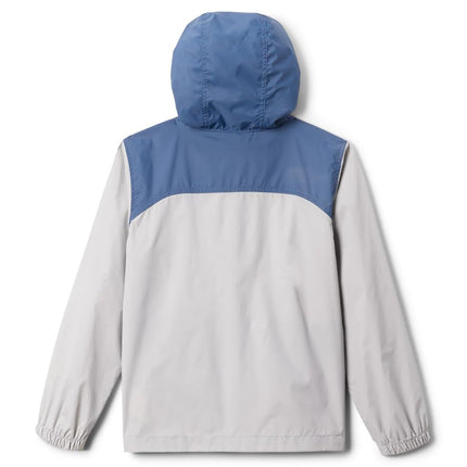Columbia Youth Boys Glennaker Rain Jacket, 2024 Columbia Grey/Dark Mountain, Large