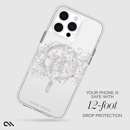 Case-Mate Karat Magsafe Cover for iPhone 15 Pro Max, Touch of Pearl