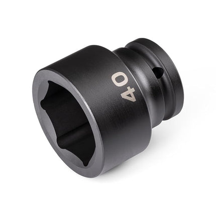 TEKTON 3/4 Inch Drive x 40 mm 6-Point Impact Socket | SID32140
