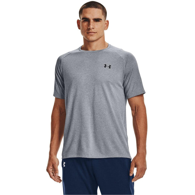 Under Armour Mens Tech Training T-Shirt Relaxed Fit Steel Light Heather XS