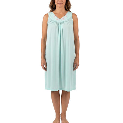Shadowline Women's Plus-Size Petals 40 Inch Sleeve