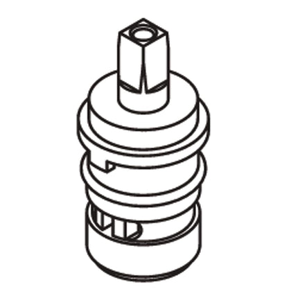 Moen 52001 2 Handle Brass Shell Ceramic Disc Cartridge-Cold, or Unfinished