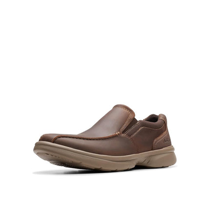 Clarks Men's Bradley Step Loafer, Beeswax Leather,