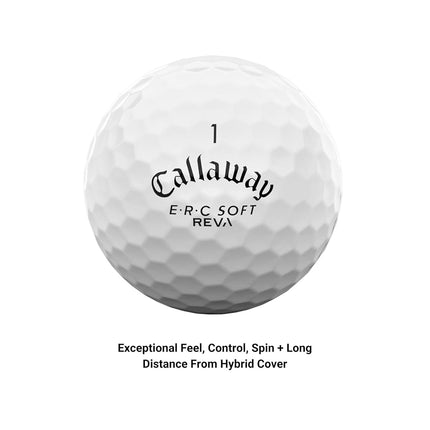 Callaway Golf ERC Soft REVA Golf Ball 2023, one dozen