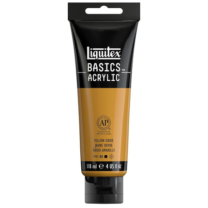 Liquitex Basics Acrylic Paint Tube, 4-Ounce, Yello