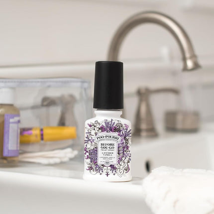 Poo-Pourri Lavender Vanilla Toilet Spray Eliminates Bathroom Odors, 59 ml