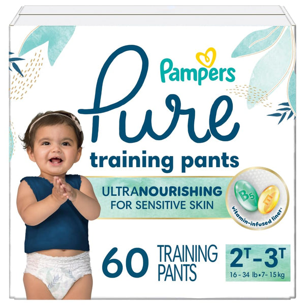 Pampers Pure Protection Training Underwear, Unisex, Size 4T5T, 80 Count, Premium, Hypoallergenic, Soft, Absorbent
