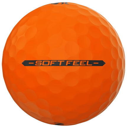 Srixon SOFT FEEL BRITE, High visibility, ultra-soft feel golf balls, Orange