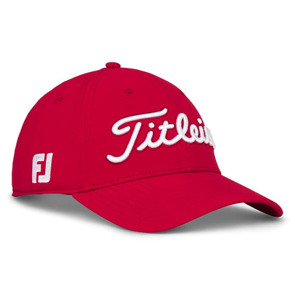 Casquette de golf Titleist Tour Performance Standard pour homme, Rouge/Blanc