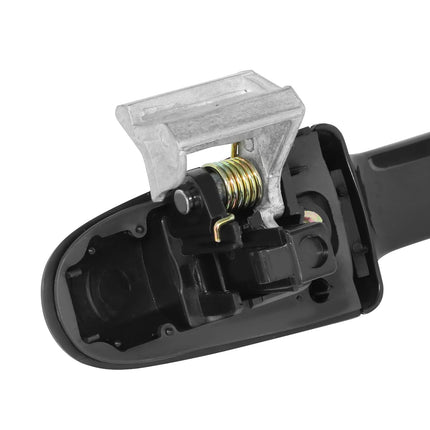 Manija de puerta exterior trasera izquierda DNA MOTORING compatible con Honda Accord Sedán 03-07, negra, OEM-DHO-01087