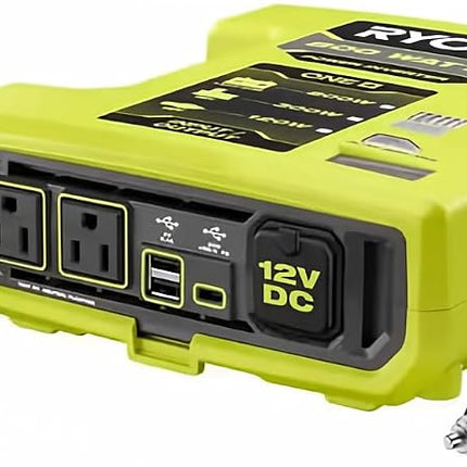 RYOBI ONE+ 18V 800-Watt Max 12V Automotive Power Inverter with Dual USB Ports - RYi8030AVNM
