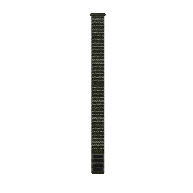 Correas de reloj Garmin UltraFit (22 mm), ligeras, adecuadas para relojes inteligentes de las series fēnix-, epix-, Descent-, D2-, Instinct-, Forerunner- y Approach seleccionadas. Accesorio original, Nylon, Moss