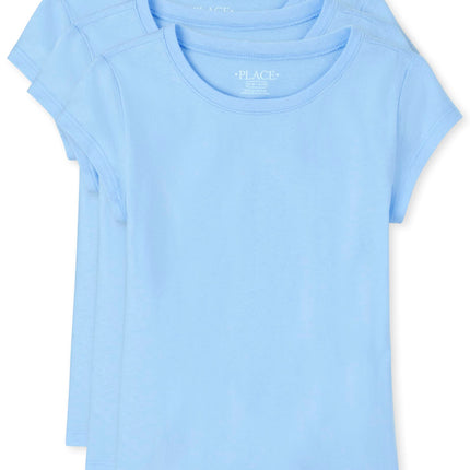 The Children's Place Girls Basic Short Sleeve Laye