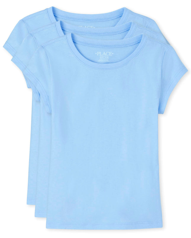 The Children's Place Girls' Short Sleeve Basic Lay