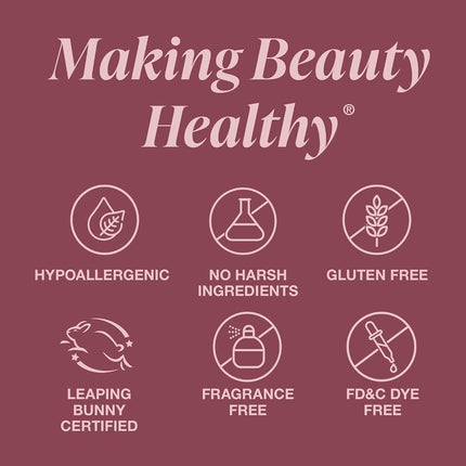 Mineral Fusion Long-Lasting Lipstick, Vivid & Smudge-Free Lip Color with Avocado Oil, Cocoa Seed Butter, Free of FD&C Dyes, Paraben and Gluten, Peach Bellini