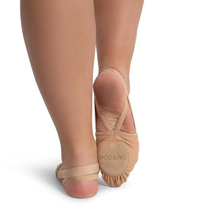 Capezio Women's Hanami Pirouette Ballet Flat, Nude, Large UK