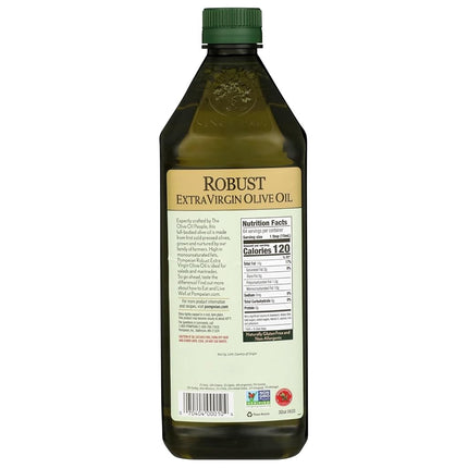 Huile d'olive Pompeian - Vierge extra importée, bouteille en plastique de 946 ml